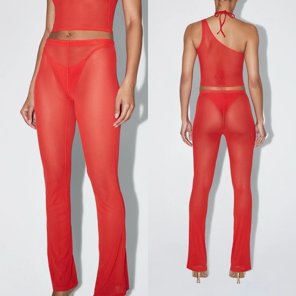 Khy Mesh Low Rise Pants - Picture 3 of 6